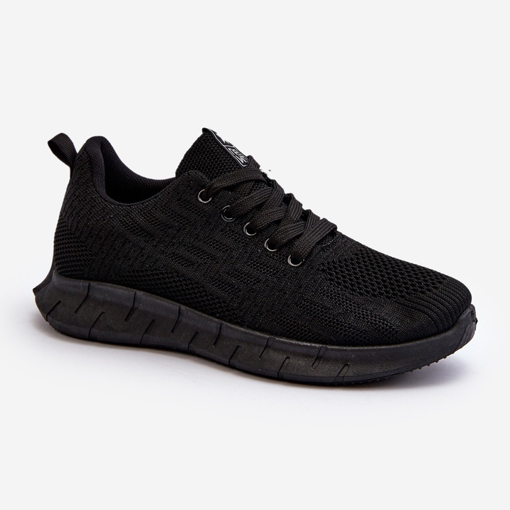 Ladies black sports shoes sale