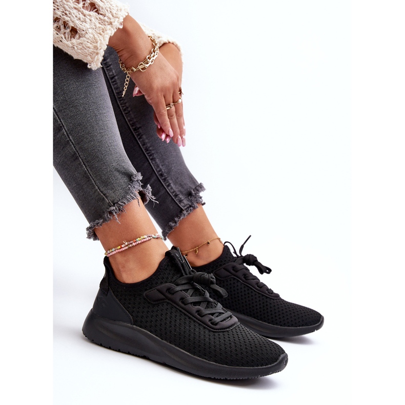 Women's Sports Sneakers 4F 4FRSS24FLOWF055 Black 2 Women's Sports Sneakers 4F 4FRSS24FLOWF055 Black 2