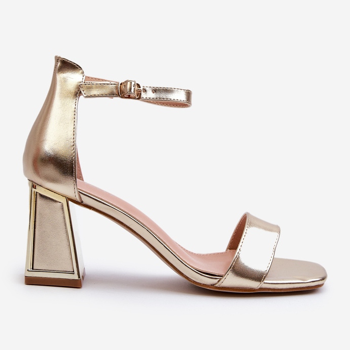 Gold Pholia high heel sandals golden 1