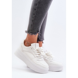 Women's Platform Sneakers Eco Leather White Vhisper 2