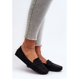 Women's Eco Suede Moccasins Black Adelmarie 2 Women's Eco Suede Moccasins Black Adelmarie 2