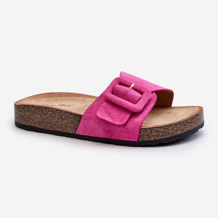 Women's Flip-flops With Buckle Eco Suede Fuchsia Laeltia pink 2