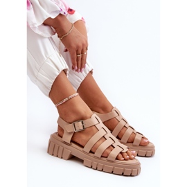 Women's Roman Sandals Beige Rosarose 1