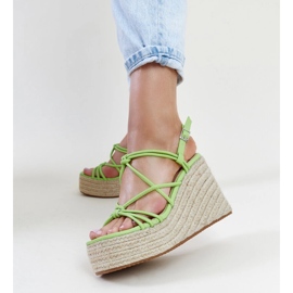 Green Mara wedge sandals 1 Green Mara wedge sandals 1