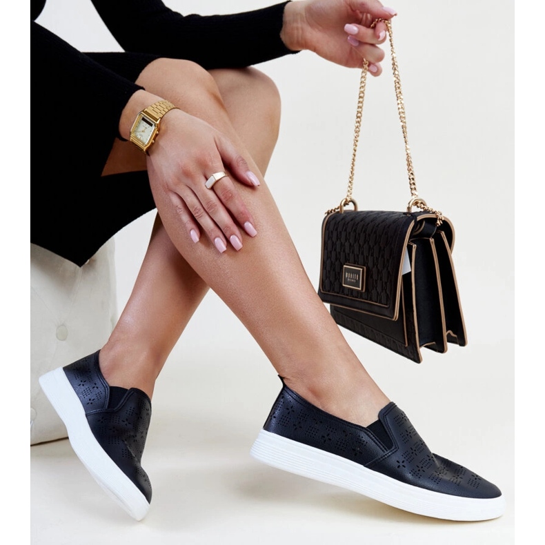 Black Hilal slip-on sneakers 1 Black Hilal slip-on sneakers 1