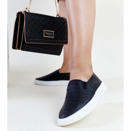 Black Hilal slip-on sneakers 2 Black Hilal slip-on sneakers 2