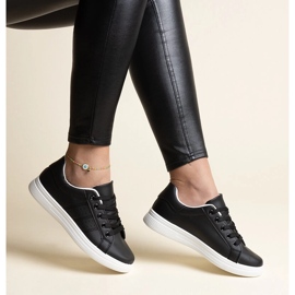 White eco-leather sneakers by Cathleen 1