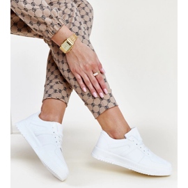 White Hagara sports sneakers 1