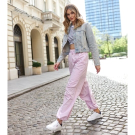 White Gioya eco leather sneakers 1