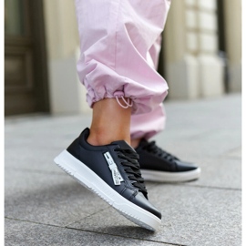Black Brecht eco leather sneakers 2 Black Brecht eco leather sneakers 2