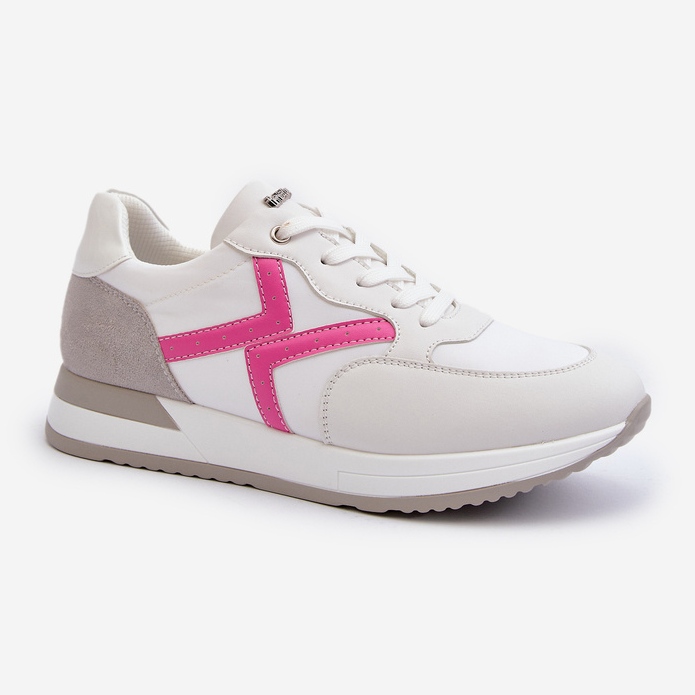 Women's Platform Sneakers INBLU IN000362 White 1 Women's Platform Sneakers INBLU IN000362 White 1