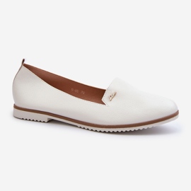Women's Flat Moccasins White Enzla 1