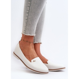 Women's Flat Moccasins White Enzla 2