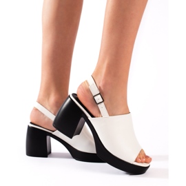 Goodin White women's wedge sandals 2 Goodin White women's wedge sandals 2