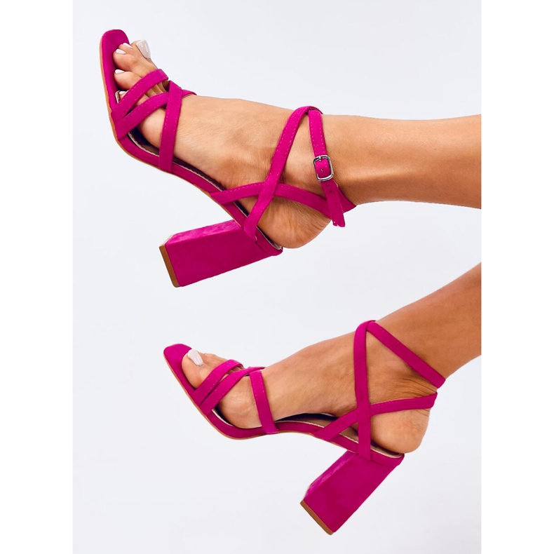 Divoi Fuchsia high-heeled sandals pink 1