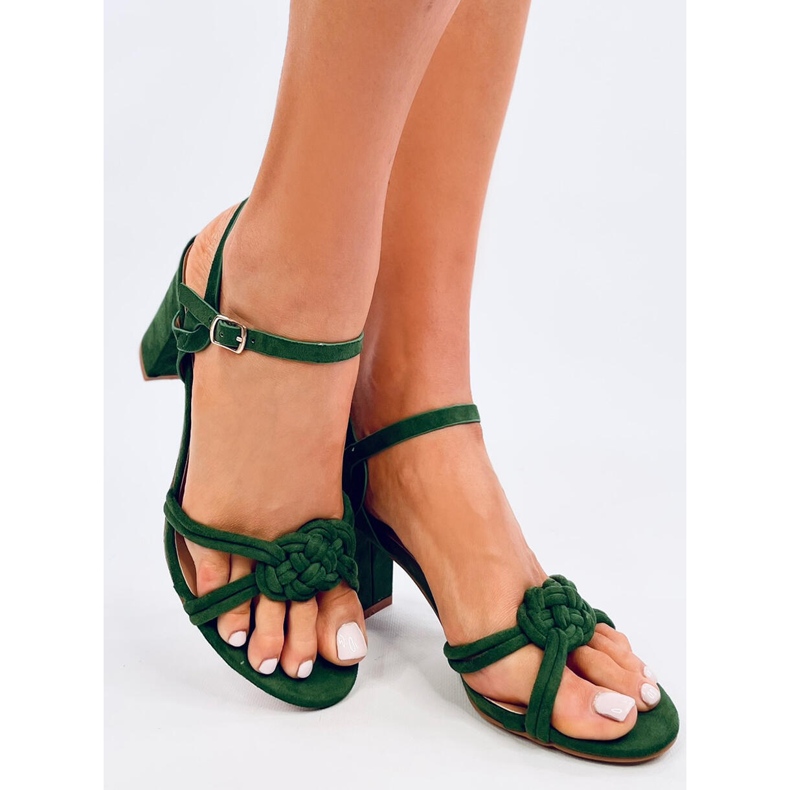 Hally Green high-heeled sandals 2