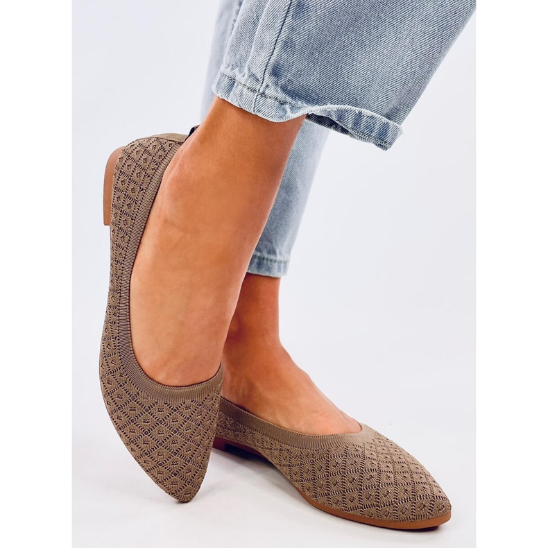 Balart Khaki almond sock shoes brown 1