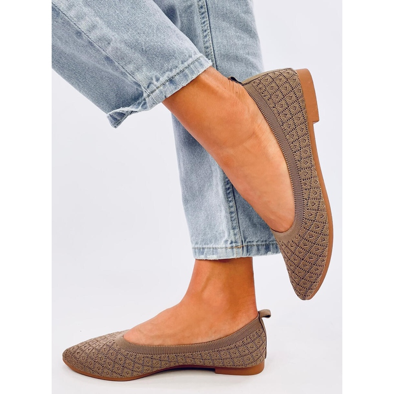 Balart Khaki almond sock shoes brown 2