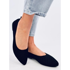 Balart Black almond sock ballerinas 1