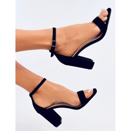 Monner Black high heel sandals 1