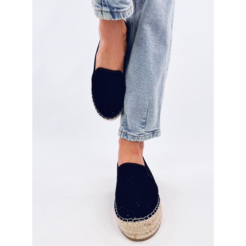 Rigois Black openwork espadrilles 1