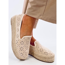 Rigois Beige openwork espadrilles 2