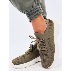 Jaussa Green sock sports shoes 2