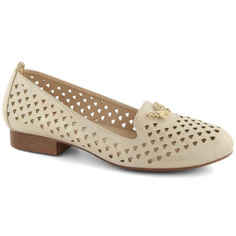M.Daszyński W SAN35 gold openwork shoes golden 1