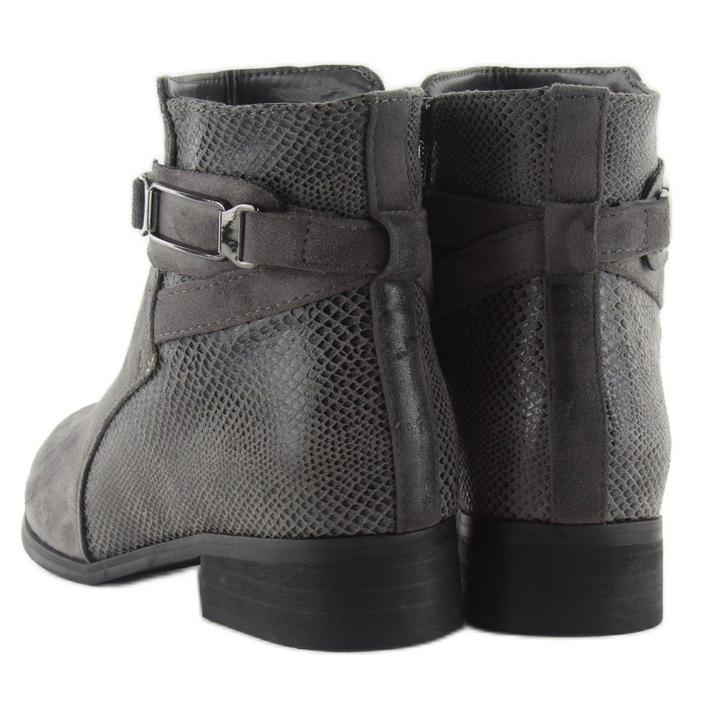 Boots Jodhpur boots W148 gray grey 2