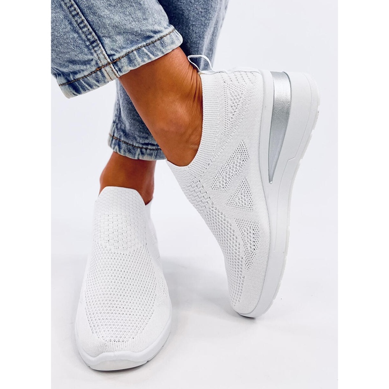 Bayol White sock wedge sneakers 1