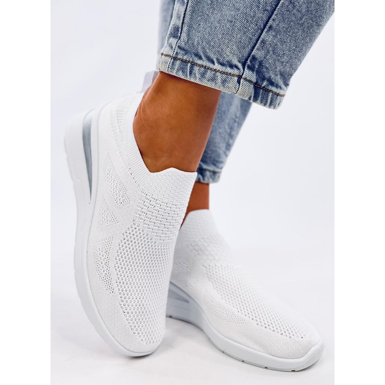 Bayol White sock wedge sneakers 2