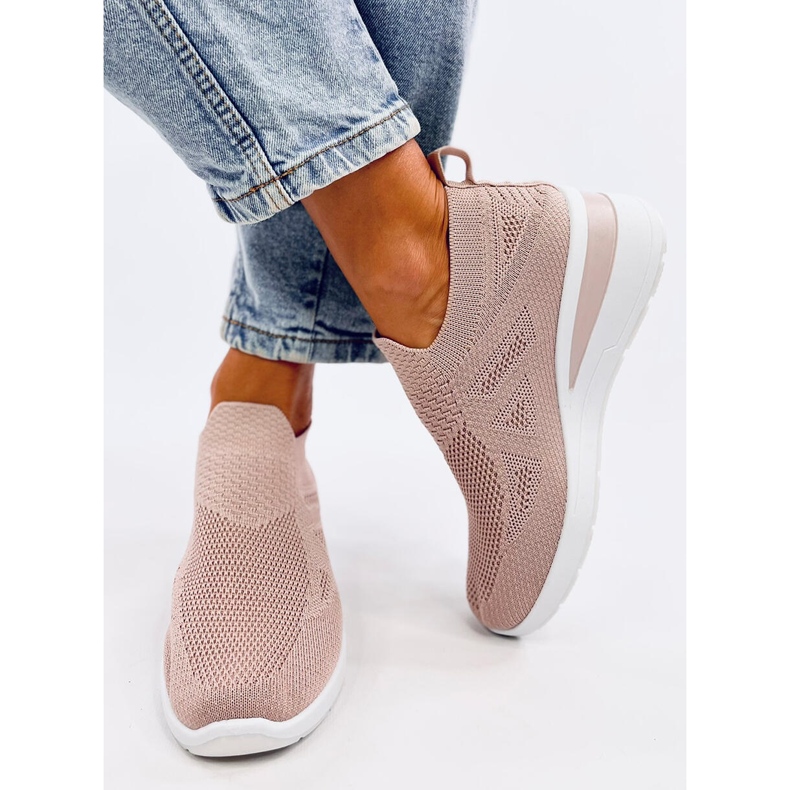 Bayol Pink sock wedge sneakers 1