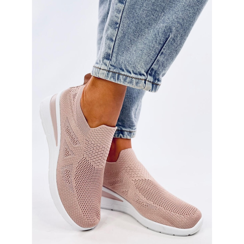 Bayol Pink sock wedge sneakers 2