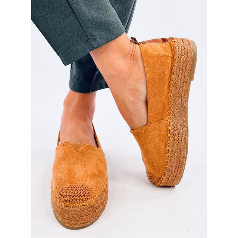 Espadrilles with a thick Poulain Camel sole brown 1