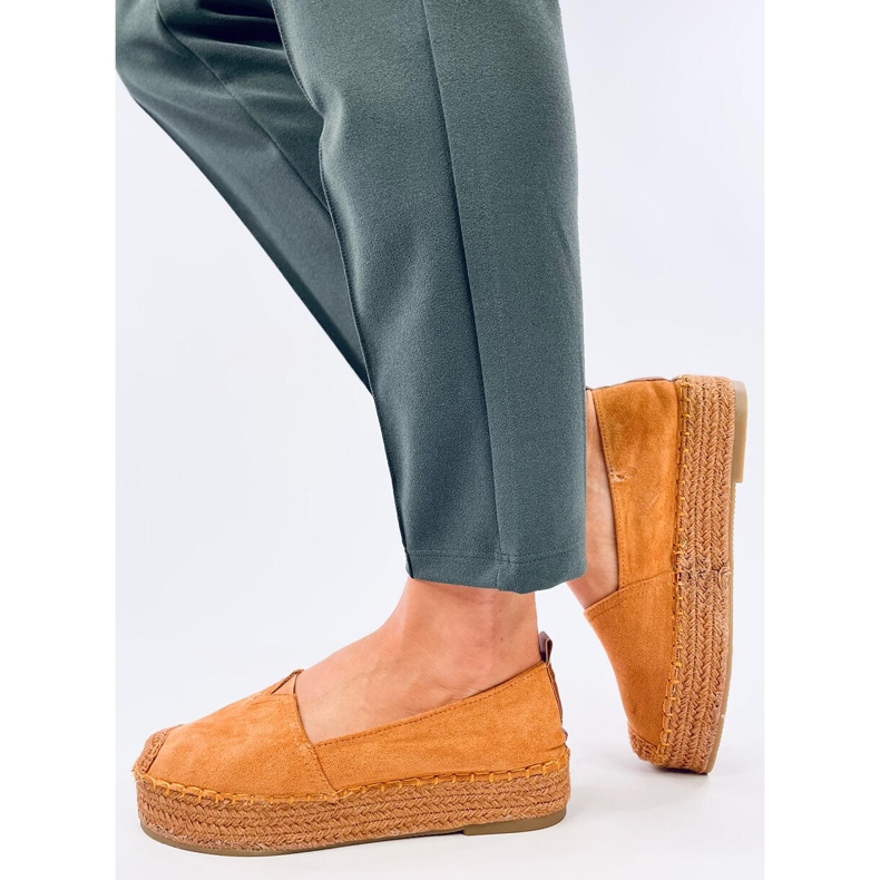 Espadrilles with a thick Poulain Camel sole brown 2