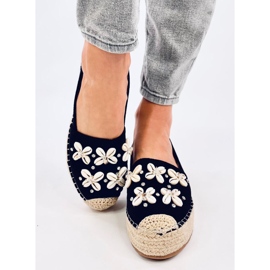 Elif Black espadrilles with shells 1