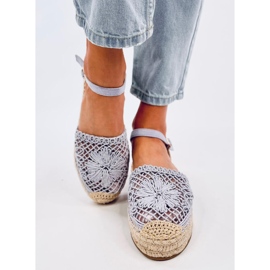 Premat Purple openwork espadrille sandals 1