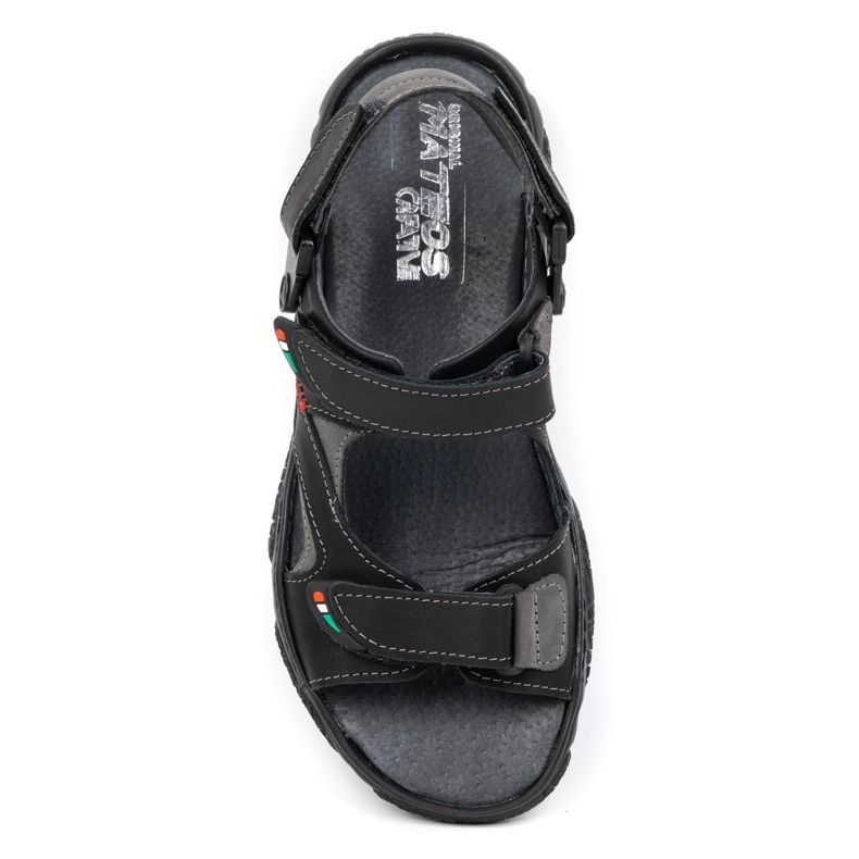 Mateos Men's leather sandals for the driver 362MA black 4 Mateos Men's leather sandals for the driver 362MA black 4
