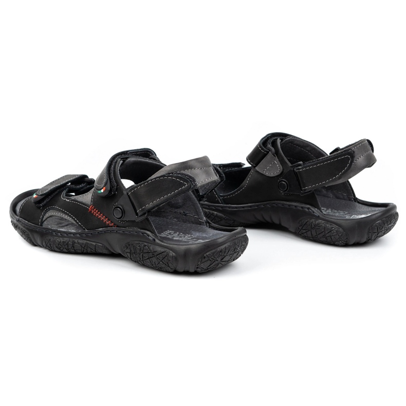 Mateos Men's leather sandals for the driver 362MA black 5 Mateos Men's leather sandals for the driver 362MA black 5