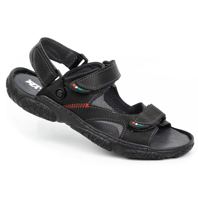 Mateos Men's leather sandals for the driver 362MA black 8 Mateos Men's leather sandals for the driver 362MA black 8