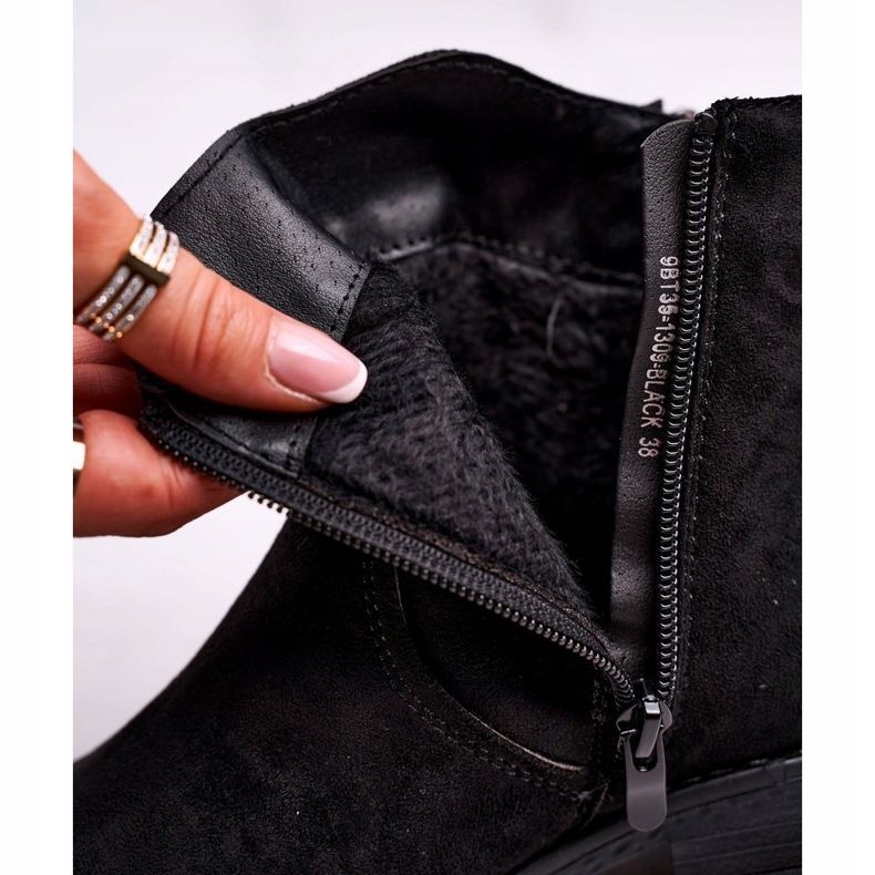 Evento Women's Cowboy Boots Flat Heel Black Plemmi 4 Evento Women's Cowboy Boots Flat Heel Black Plemmi 4