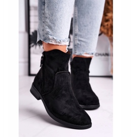 Evento Women's Cowboy Boots Flat Heel Black Plemmi 1 Evento Women's Cowboy Boots Flat Heel Black Plemmi 1