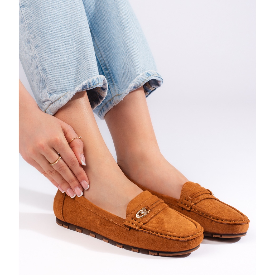 Ladies suede moccasins cheap