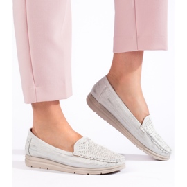 Women's white loafers 1 Women's white loafers 1