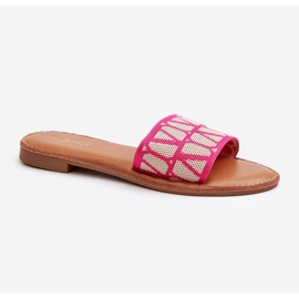 Women's Flat Flip Flops Fuchsia Traivea pink 1