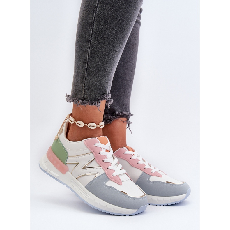 Women's Sneakers Made of Eco Leather Multicolor Kaimans multicolored 2 Women's Sneakers Made of Eco Leather Multicolor Kaimans multicolored 2