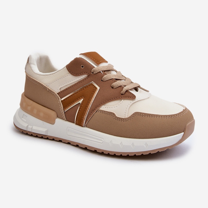 Women's Sneakers Made of Eco Leather Brown Vinelli 2