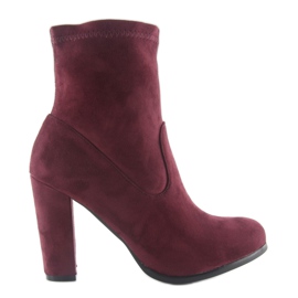 Autumn high heels A921 wine red 1