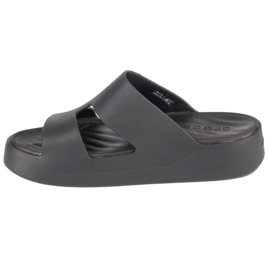 Crocs Gataway Platform H-Strap 209409-001 flip flops black 1