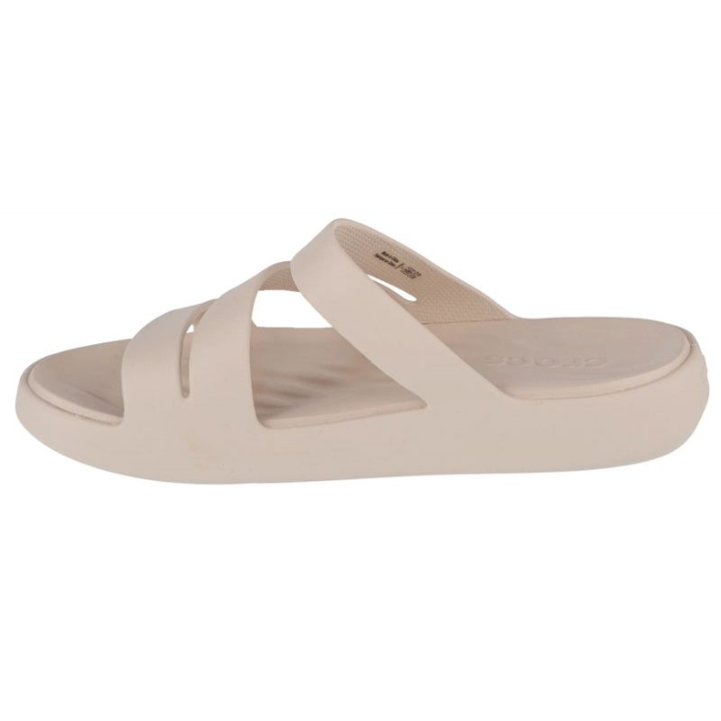 Crocs Getaway Strappy Sandal 209587-160 flip-flops beige 1